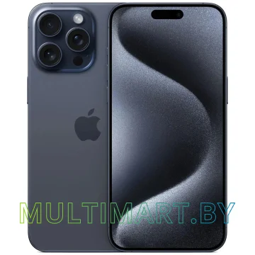 Смартфон Apple iPhone 15 Pro 256GB Dual SIM (синий титан)